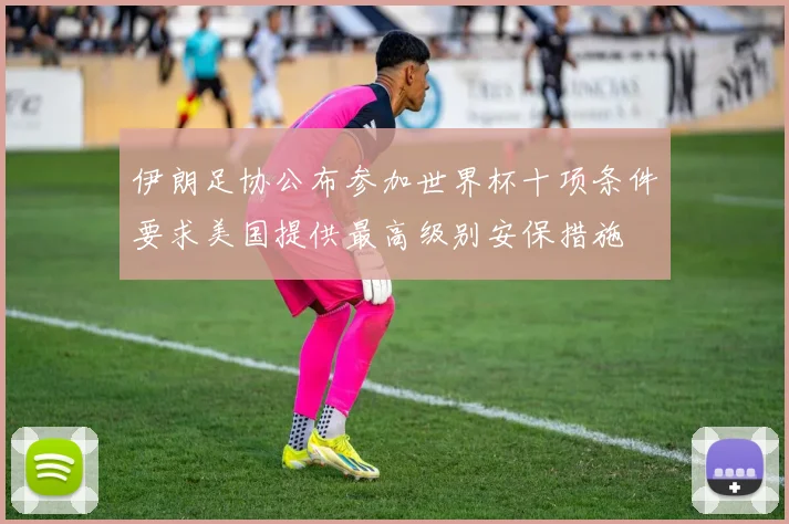 伊朗足协公布参加世界杯十项条件要求美国提供最高级别安保措施